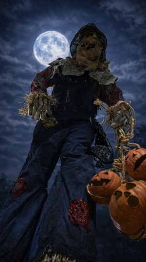 ashley scary scarecrow